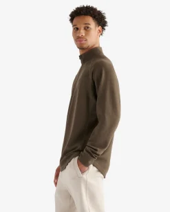 Roots Active Grid Half Zip Stein* Active Tops