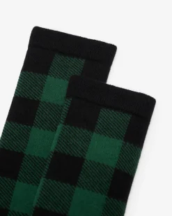 Roots Adult Park Plaid Sock*Women Socks|Socks