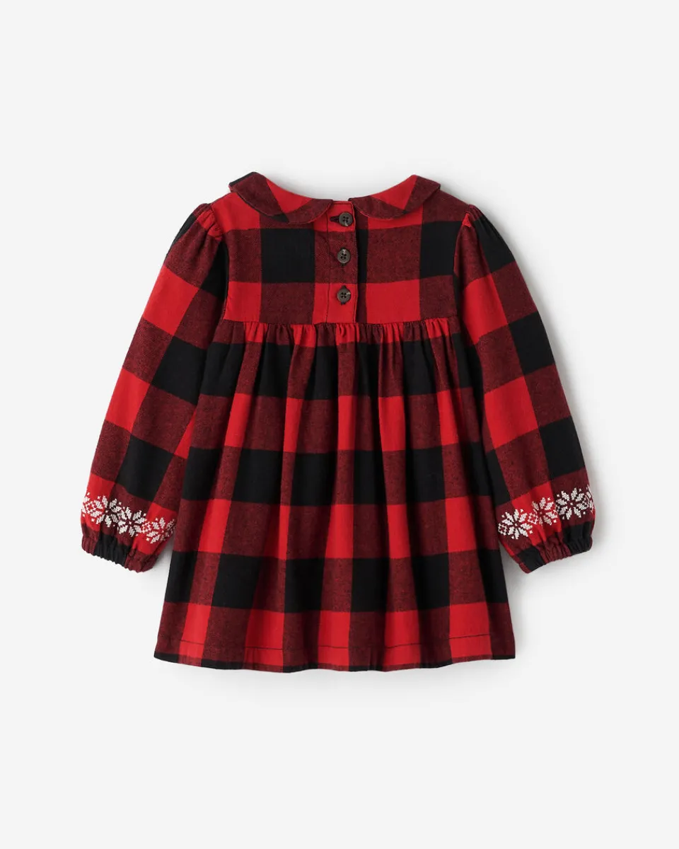 Roots Baby Babydoll Park Plaid Dress*Kids Dresses