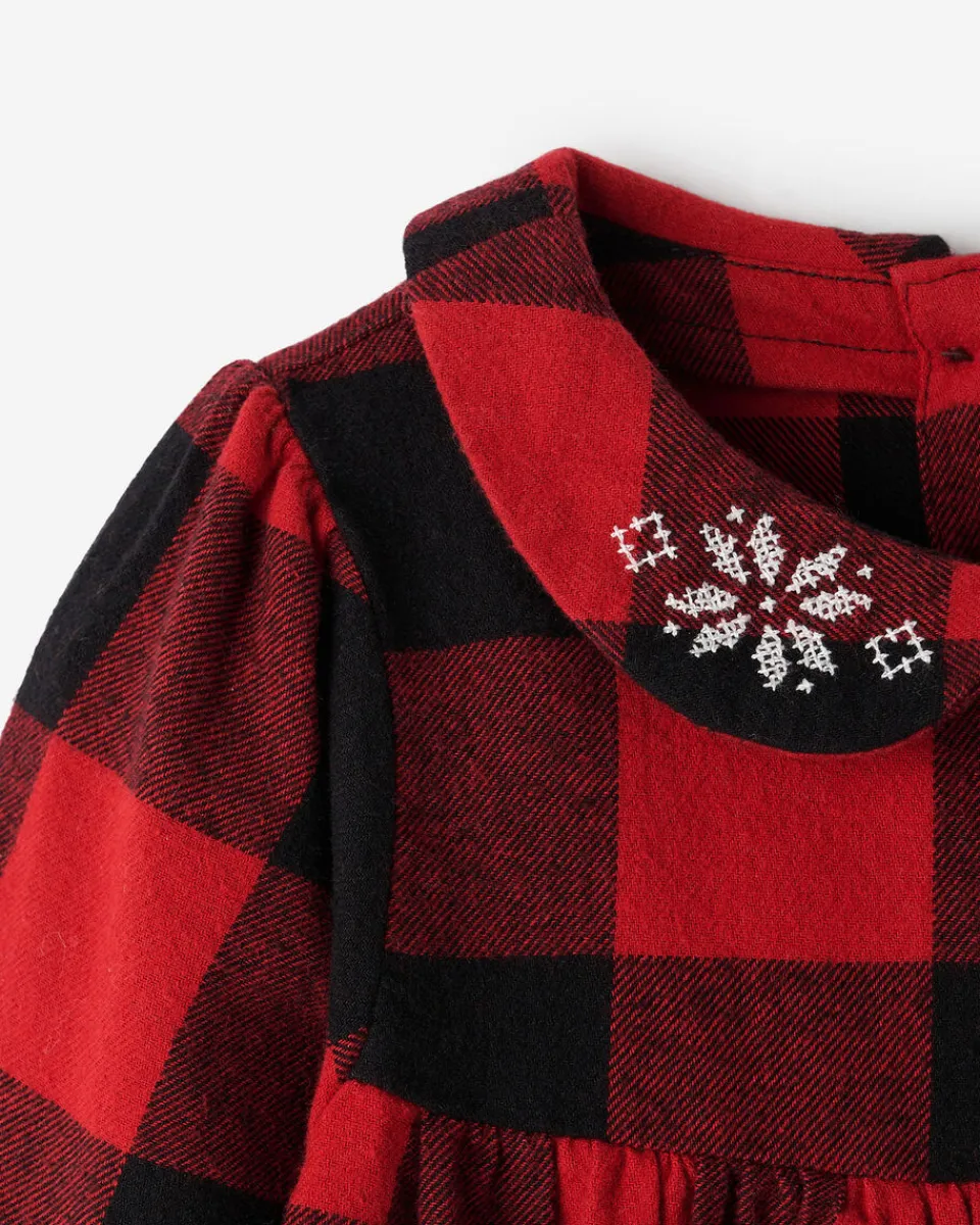 Roots Baby Babydoll Park Plaid Dress*Kids Dresses