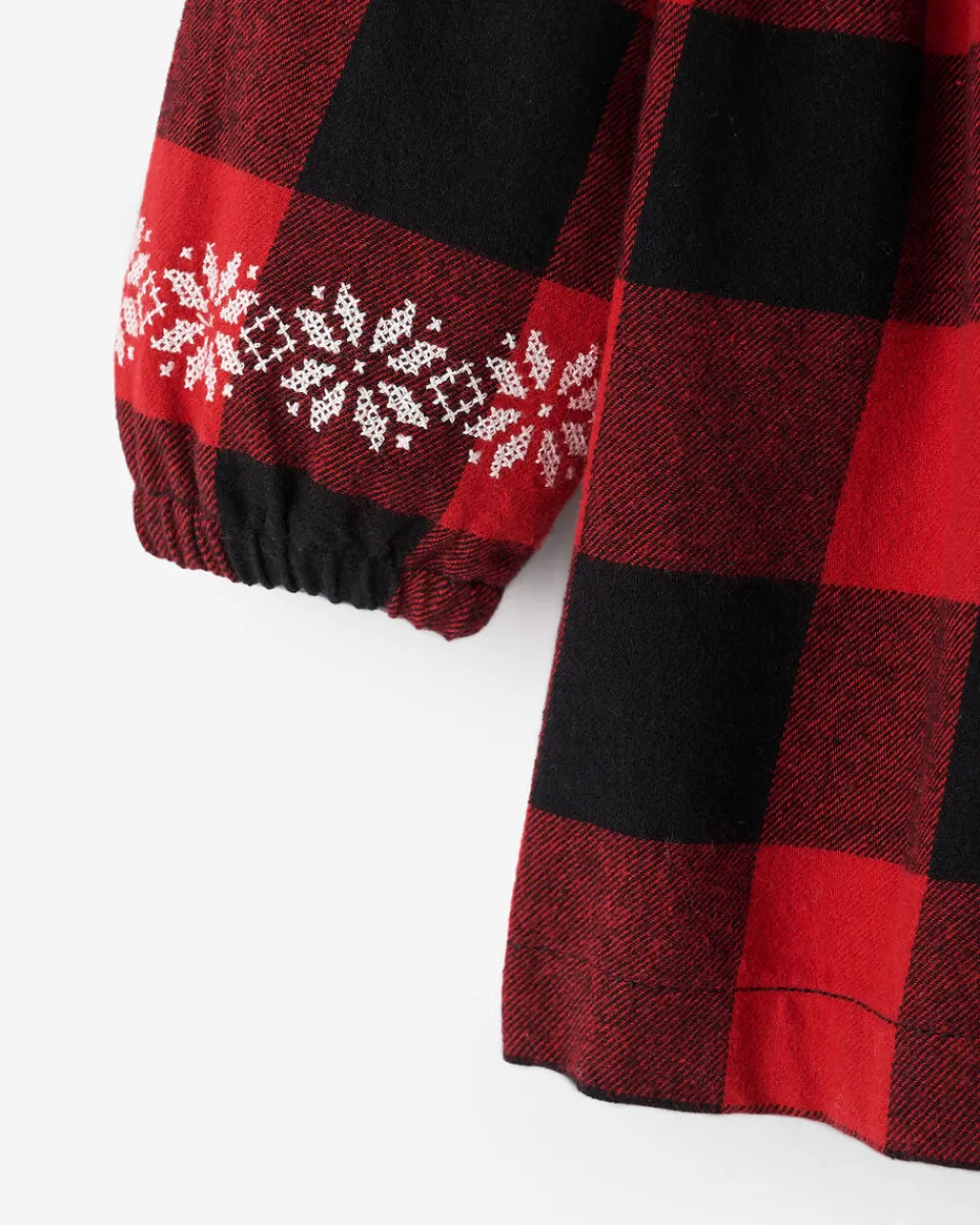 Roots Baby Babydoll Park Plaid Dress*Kids Dresses