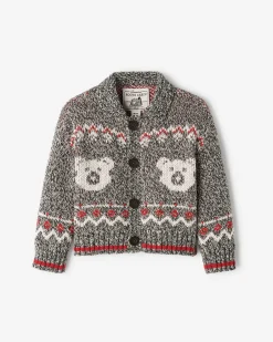 Roots Baby Cabin Fair Isle Cardigan*Kids Tops