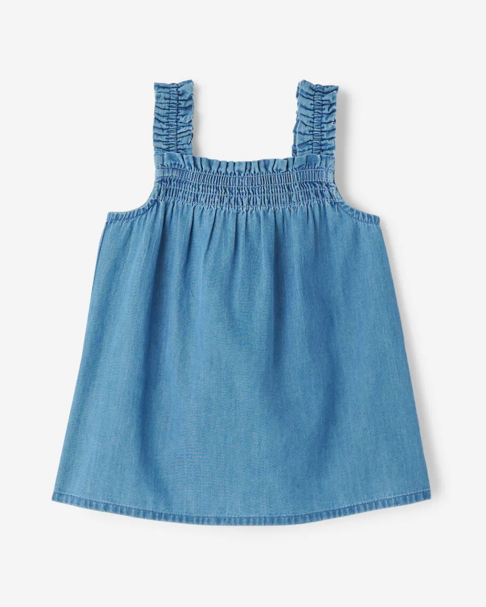 Roots Baby Chambray Smocked Dress*Kids Dresses