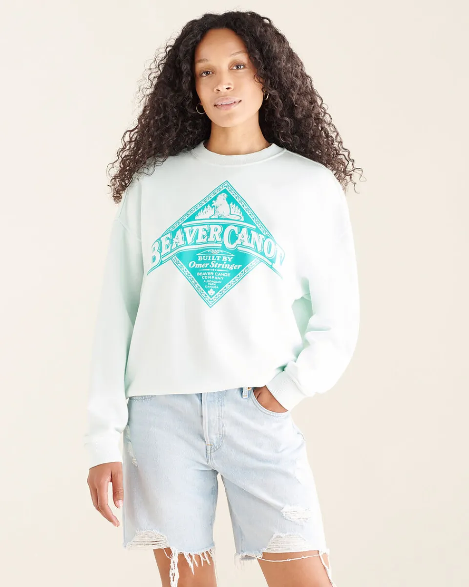 Roots Beaver Canoe Relaxed Crew Sweatshirt*Women Sweatshirts & Sweatpants