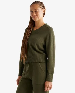 Roots Bowen High V-Neck Sweater*Women Tops|Sweaters & Cardigans