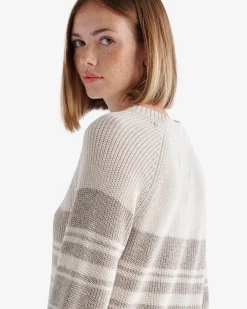 Roots Cabin Stripe Shaker Crew Sweater*Women Tops|Sweaters & Cardigans