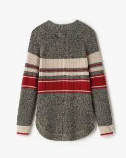 Roots Cabin Stripe Shaker Crew Sweater*Women Tops|Sweaters & Cardigans
