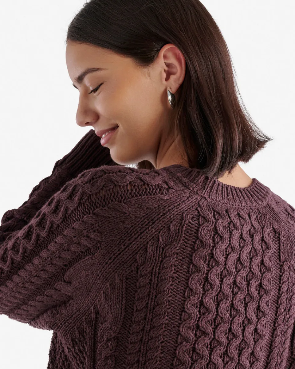 Roots Cable Sweater*Women Tops|Sweaters & Cardigans