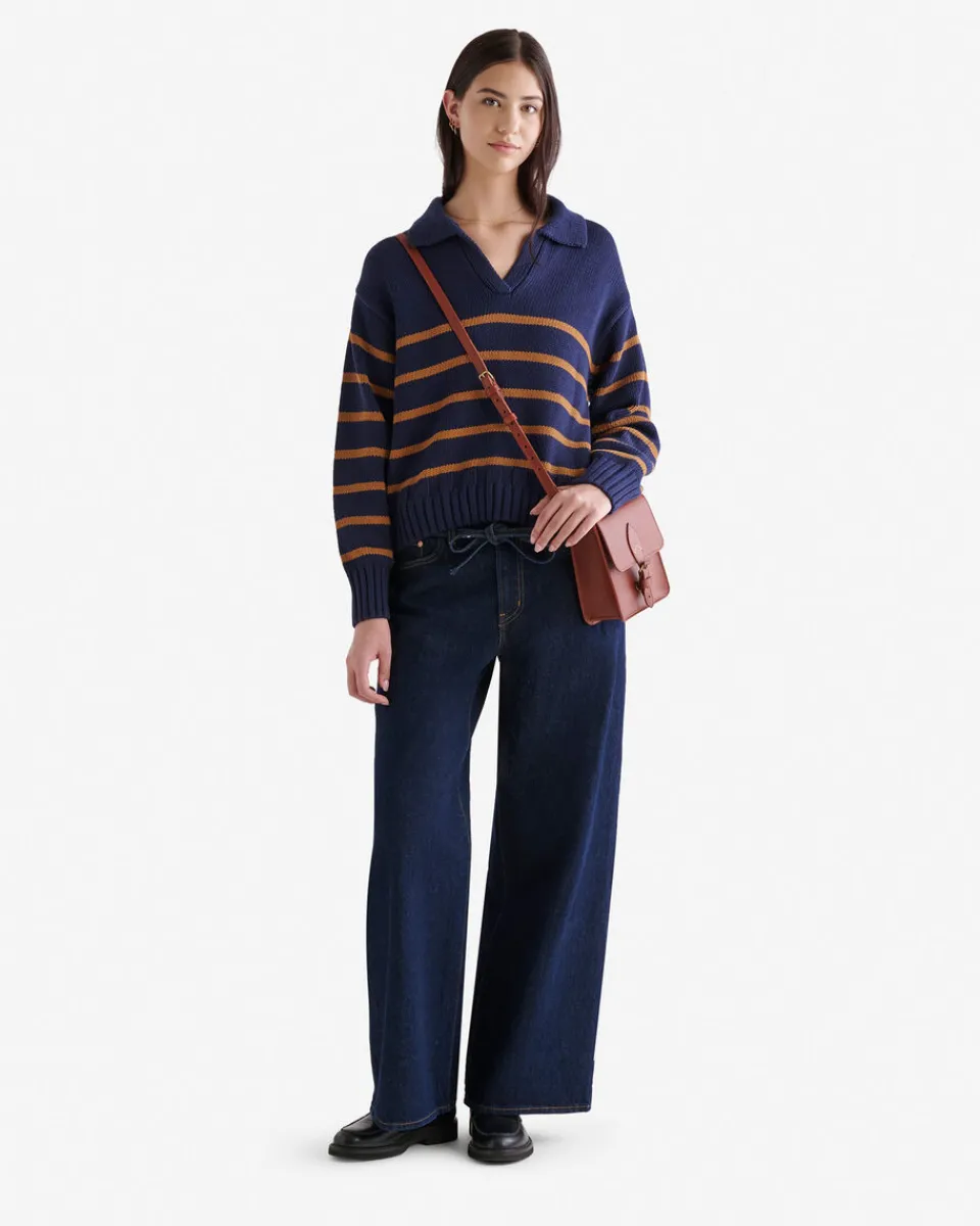 Roots Cape Breton Polo Sweater*Women Sweaters & Cardigans