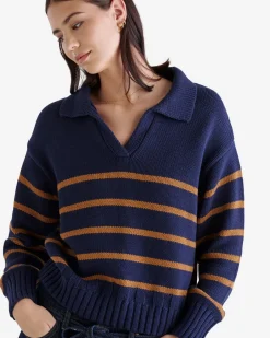 Roots Cape Breton Polo Sweater*Women Sweaters & Cardigans