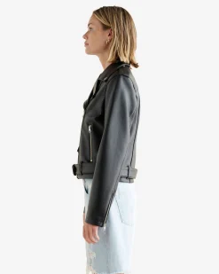 Roots Classic Moto Jacket Navigator*Women Jackets & Outerwear|Leather Jackets