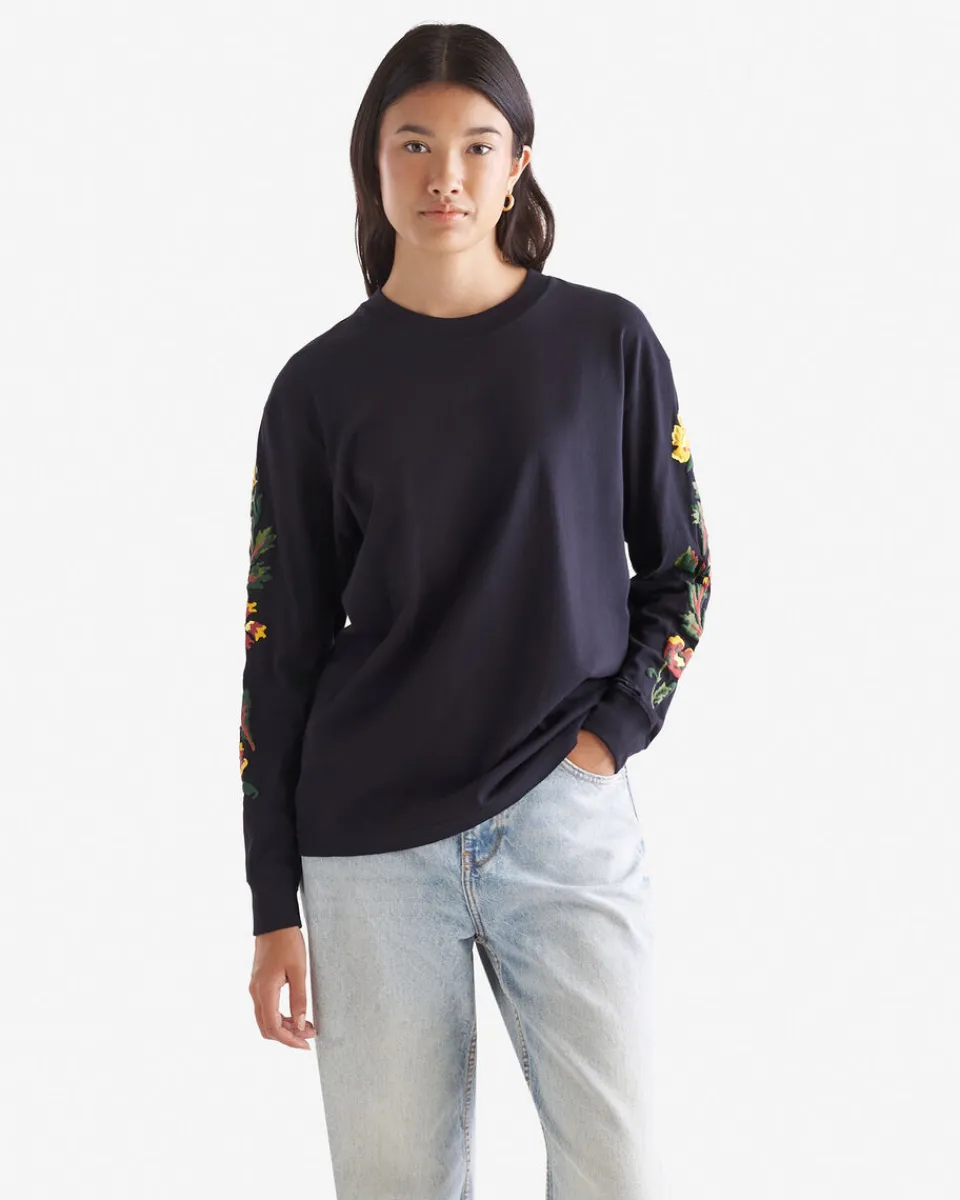 Roots Floral Long Sleeve T-Shirt* Tops