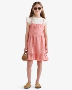 Roots Girls Crinkle Tiered Dress*Kids Dresses