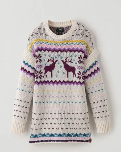 Roots Girls Fair Isle Sweater Dress*Kids Dresses