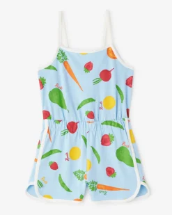 Roots Girls Garden Print Romper*Kids Dresses