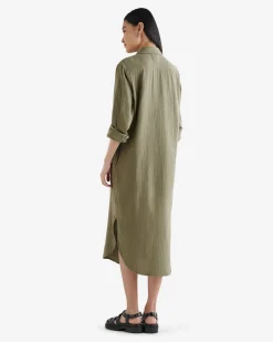 Roots Isla Cotton Gauze Shirt Dress*Women Dresses & Skirts