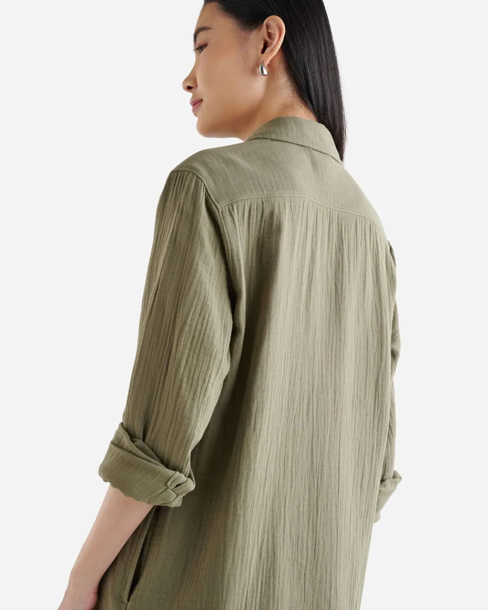Roots Isla Cotton Gauze Shirt Dress*Women Dresses & Skirts