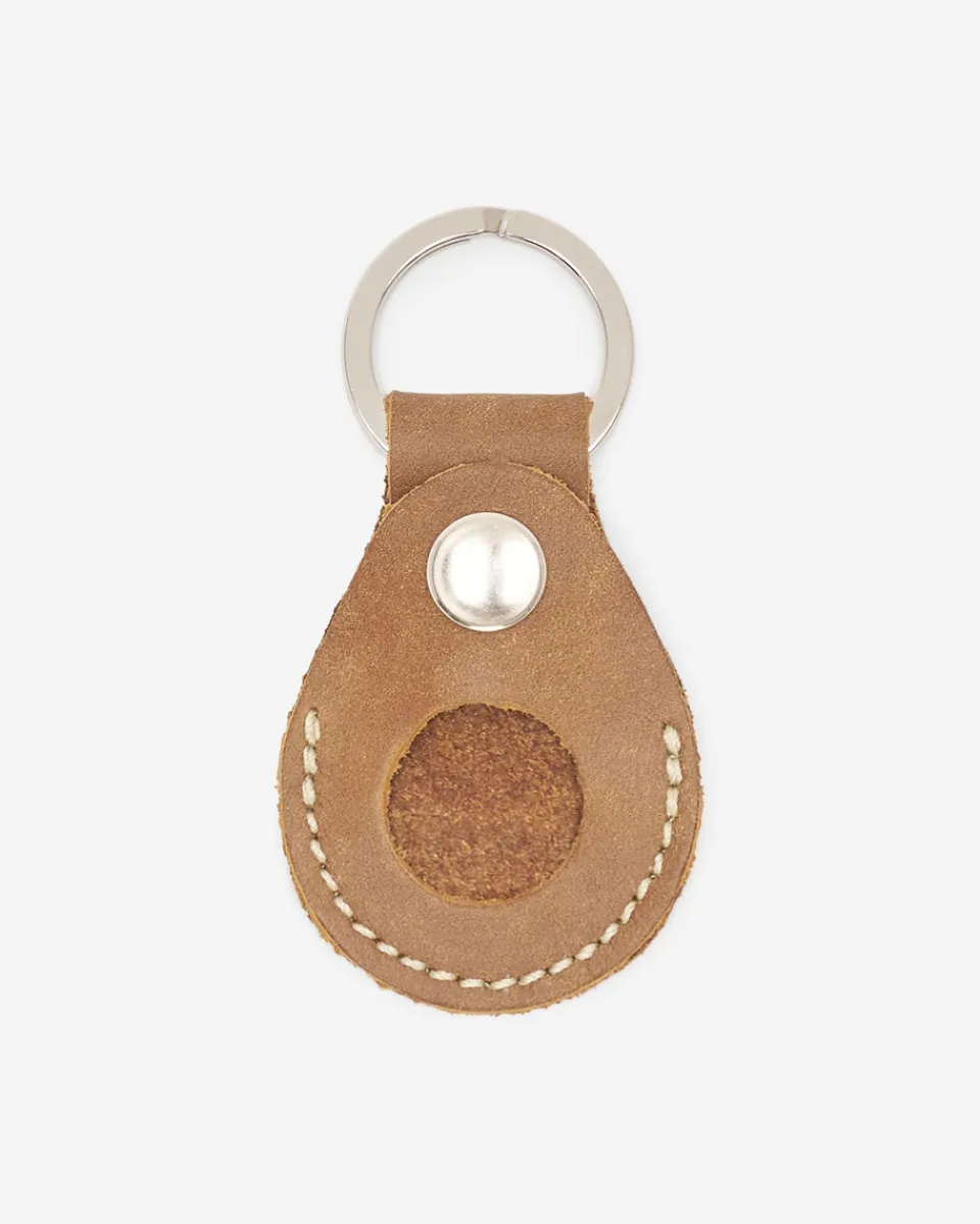 Roots Key Ring For Apple AirTag*Women Leather Accessories|Leather Accessories