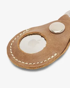 Roots Key Ring For Apple AirTag*Women Leather Accessories|Leather Accessories