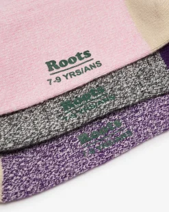 Roots Kid Cabin Ankle Sock 3 Pack*Kids Accessories