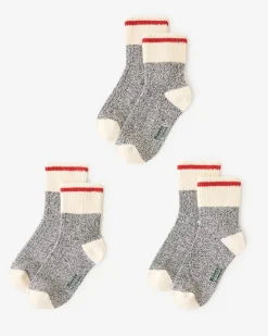 Roots Kid Classic Cabin Ankle Sock 3 Pack*Kids Accessories