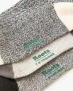 Roots Kid Cooper Pepper Sock 3 Pack*Kids Accessories