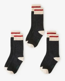 Roots Kid Cotton Cabin Sock 3 Pack*Kids Accessories