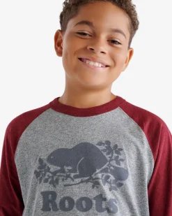 Roots Kids Organic Cooper Baseball T-Shirt*Kids Tops|T-Shirts & Graphic Tees