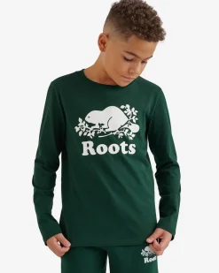 Roots Kids Organic Original Cooper Beaver T-Shirt*Kids Tops|T-Shirts & Graphic Tees