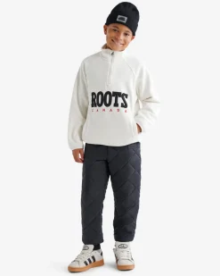 Roots Kids Retro Microfleece Half Zip Stein*Kids Sweatshirts & Sweatpants|Activewear