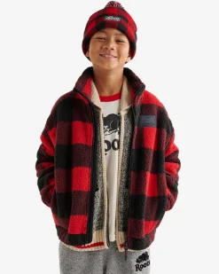 Roots Kids Shearling Fleece Full Zip*Kids Jackets & Outerwear