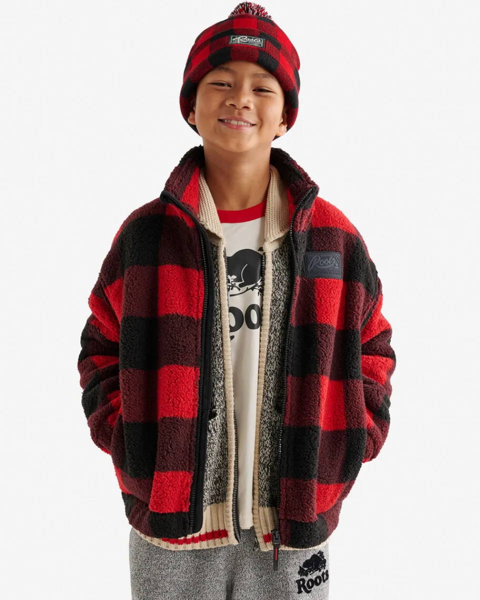 Roots Kids Shearling Fleece Full Zip*Kids Jackets & Outerwear