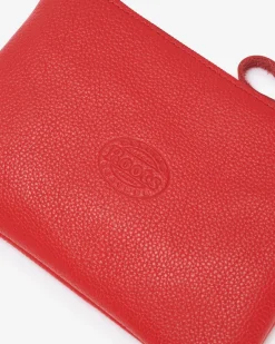Roots Large Zip Pouch Cervino*Women Leather Accessories|Leather Accessories