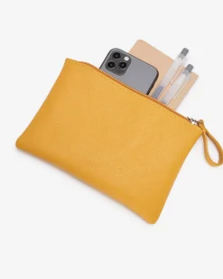 Roots Large Zip Pouch Cervino*Women Leather Accessories|Leather Accessories