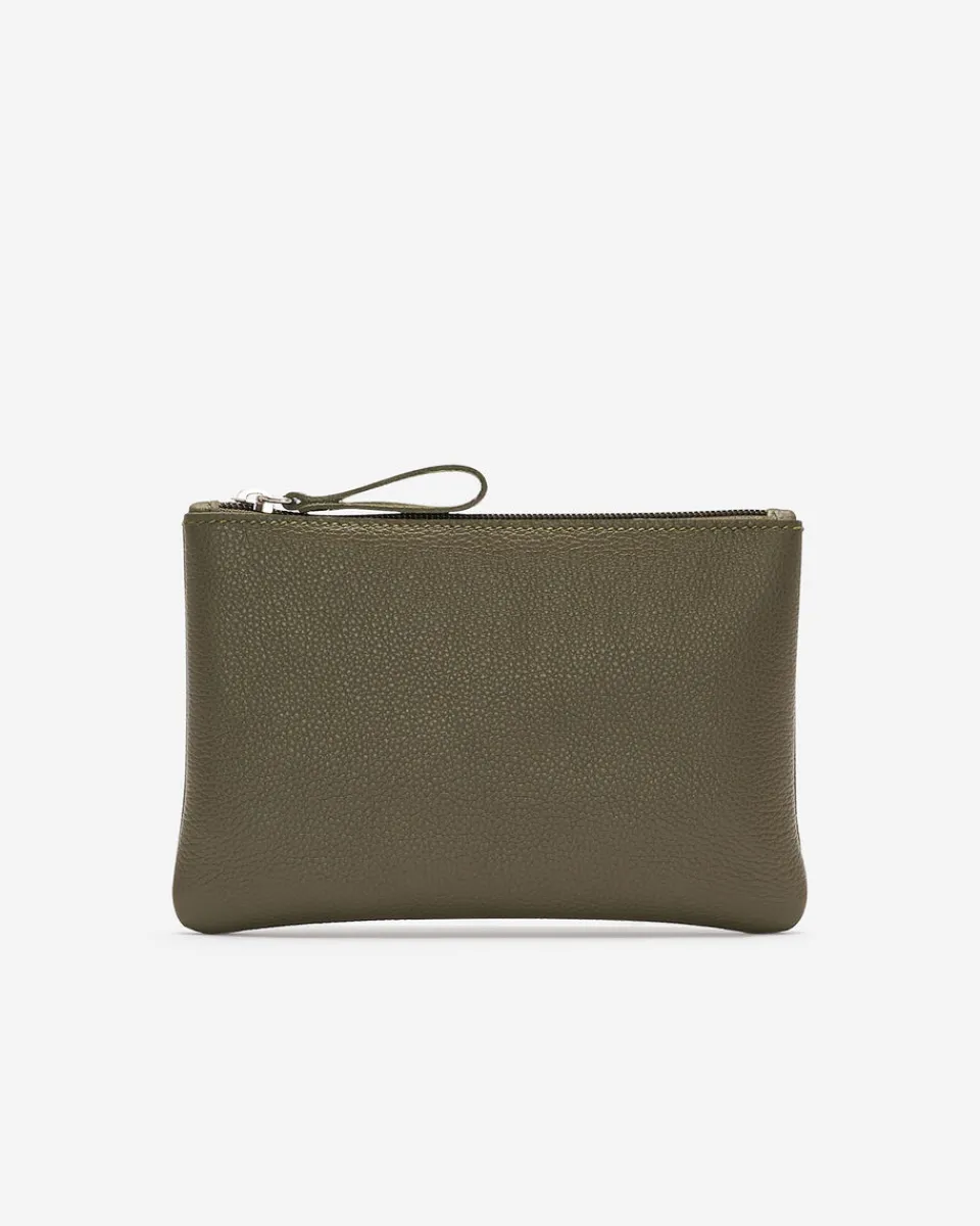 Roots Large Zip Pouch Cervino*Women Leather Accessories|Leather Accessories