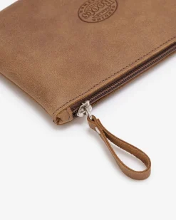 Roots Large Zip Pouch Tribe*Women Leather Accessories|Leather Accessories