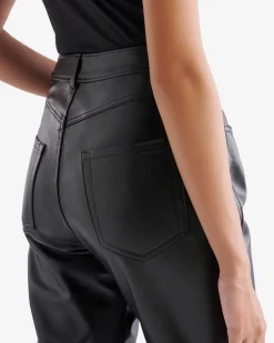 Roots Leather Trousers*Women Bottoms