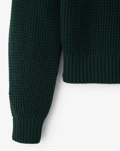 Roots Niagara Waffle Half Zip Sweater*Women Sweaters & Cardigans