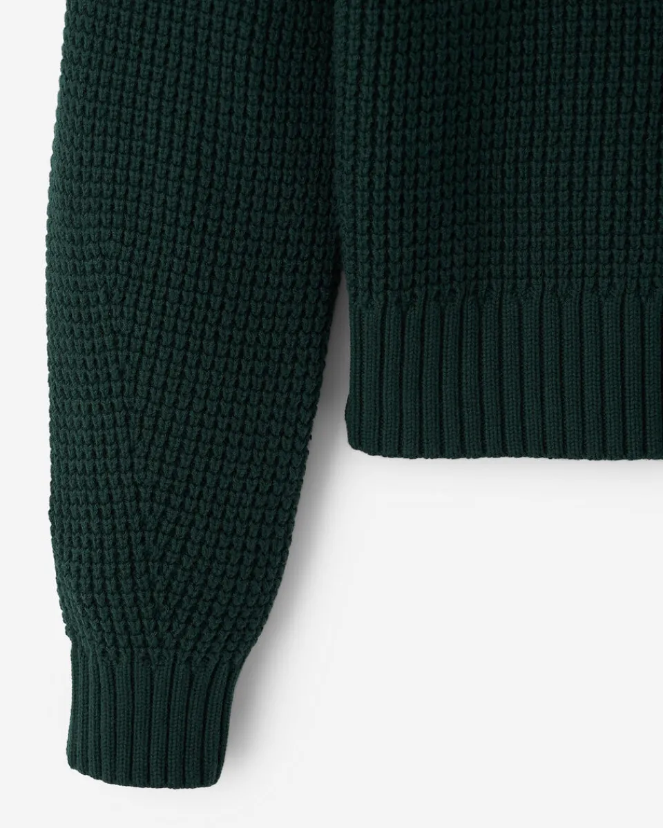 Roots Niagara Waffle Half Zip Sweater*Women Sweaters & Cardigans