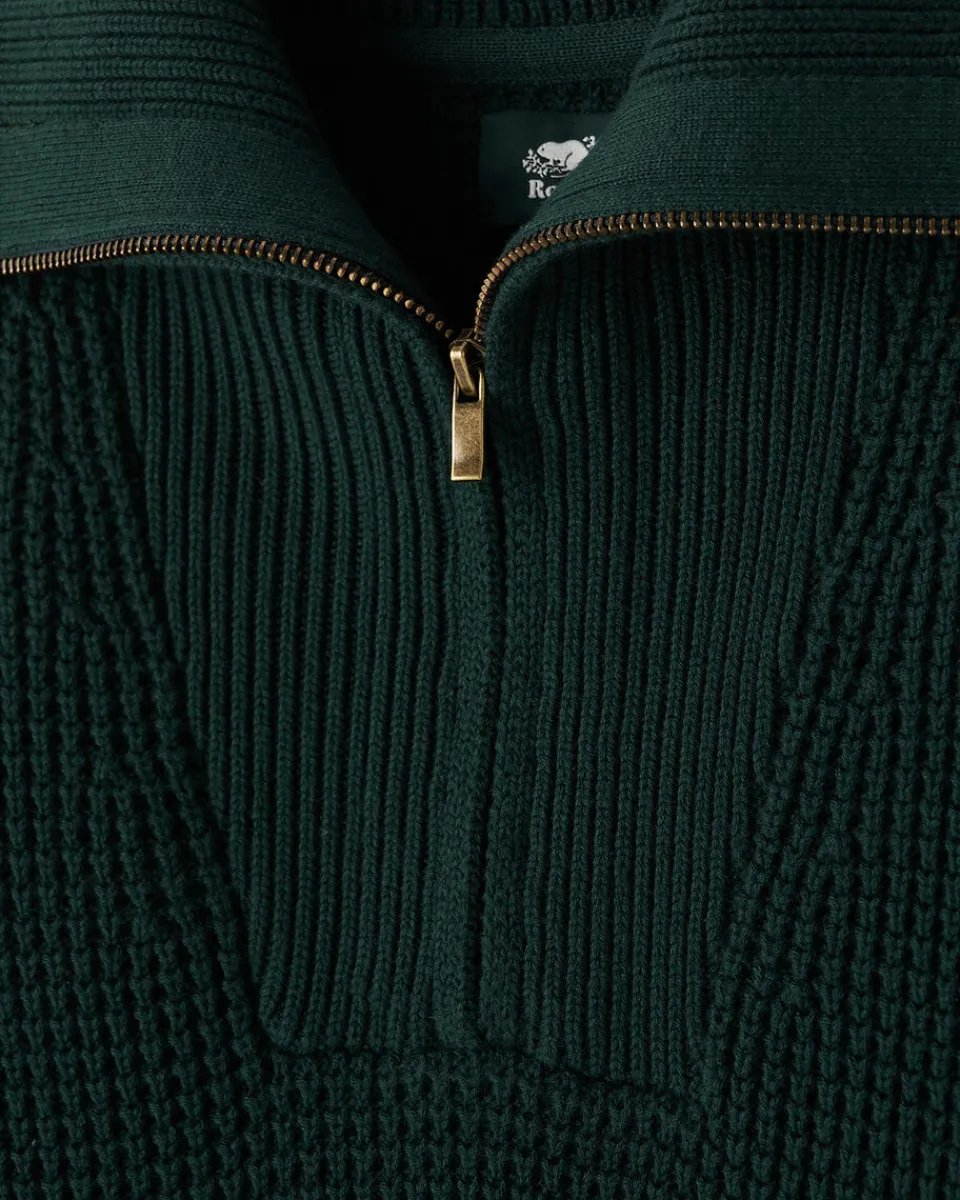 Roots Niagara Waffle Half Zip Sweater*Women Sweaters & Cardigans