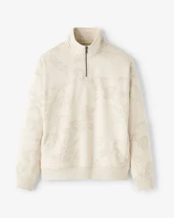 Roots One Floral Half Zip Stein*Women Sweatshirts & Sweatpants|Sweatshirts & Hoodies