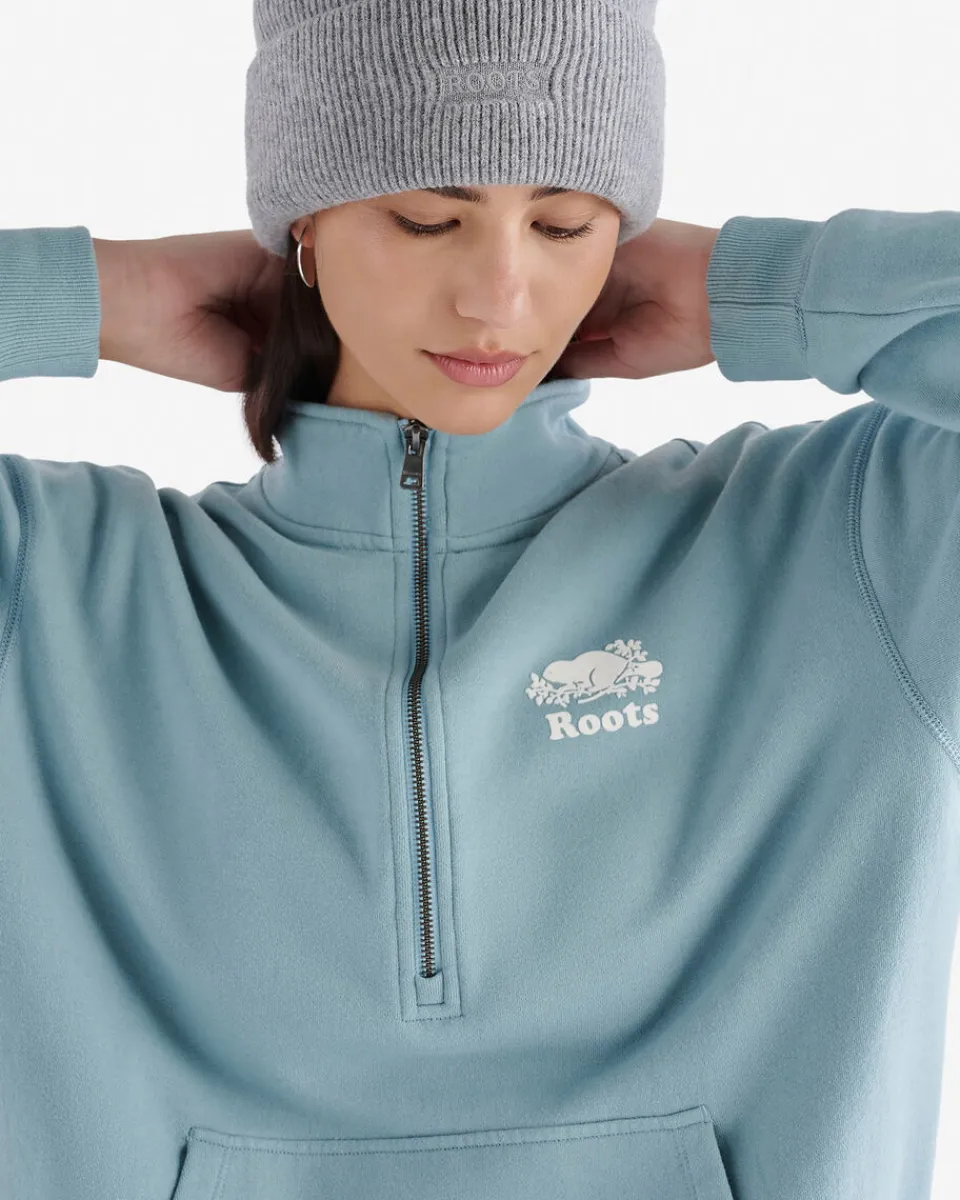 Roots Organic Cooper Relaxed Half Zip Sweatshirt*Women Sweatshirts & Sweatpants|Sweatshirts & Hoodies