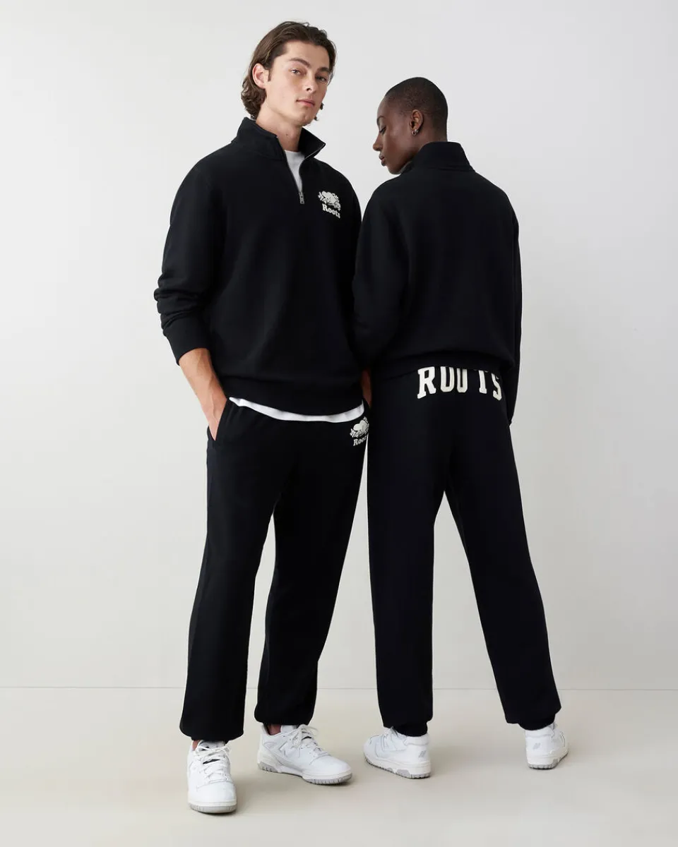 Roots Organic Original Half Zip Stein*Women Sweatshirts & Sweatpants|The Original Sweats™