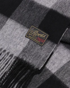 Roots Plaid Wool Scarf*Women Scarves & Wraps