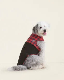 Roots Pooch Park Plaid Sherpa Size 24*Women Pet