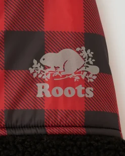 Roots Pooch Park Plaid Sherpa Size 24*Women Pet