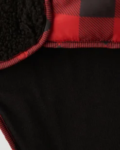 Roots Pooch Park Plaid Sherpa Size 24*Women Pet
