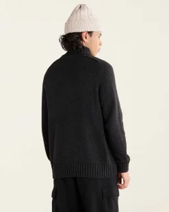 Roots Robson Relaxed Half Zip Stein Sweater* Sweaters & Cardigans