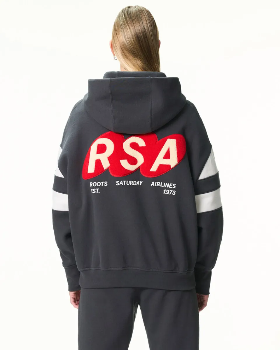 Roots X Mr. Saturday Stripe Hoodie*Women Sweatshirts & Sweatpants