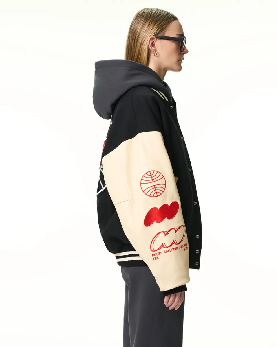 Roots X Mr. Saturday Varsity*Women Jackets & Outerwear|Jackets & Outerwear